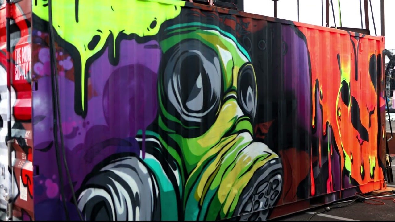 A frame from “EDC Las Vegas 2025”, a film by Mitchell Ellero for Mural Supply Co.