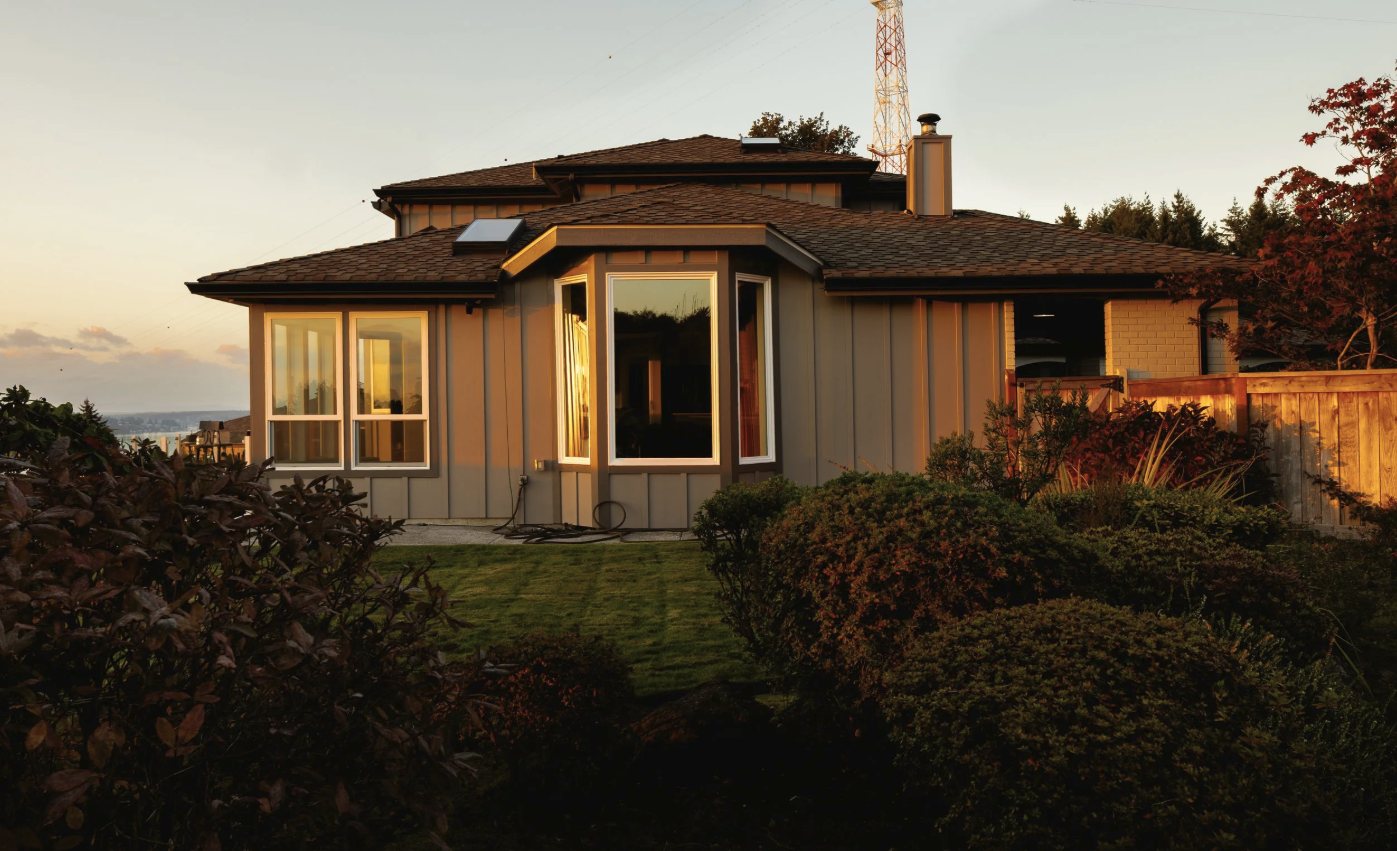 Exterior at golden hour